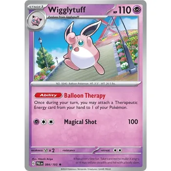 Sběratelská karetní hra Wigglytuff 084/193 - Paldea Evolved Typ karty: Holo