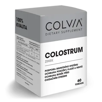 Doplněk stravy COLVIA COLOSTRUM + ZINEK 50 mg