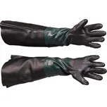 Rukavice ochranné pro pískování, délka 26 cm GEKO G02028