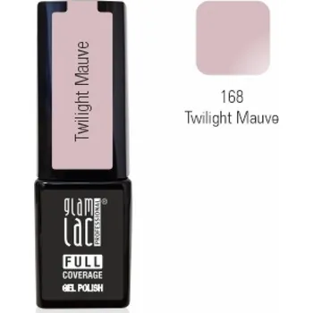 Umělé nehty GlamLac Gel lak fialový - 168 Twilight Mauve 6 ml