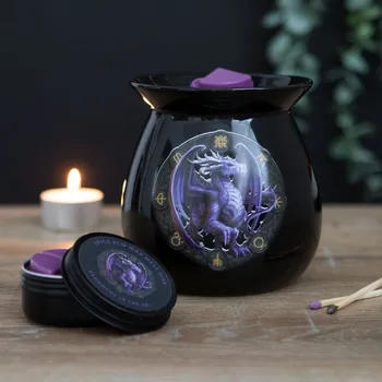 Aroma lampa Aromalampa fantasy Fialový drak - Anne Stokes