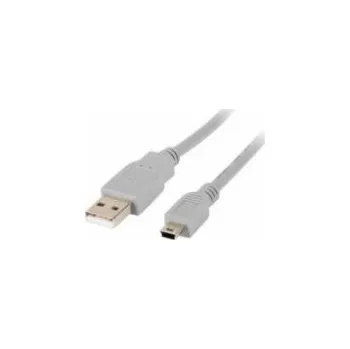 Datový kabel LANBERG USB MINI (M) na USB-A (M) 2.0 kabel 1,8m, šedý (CANON)