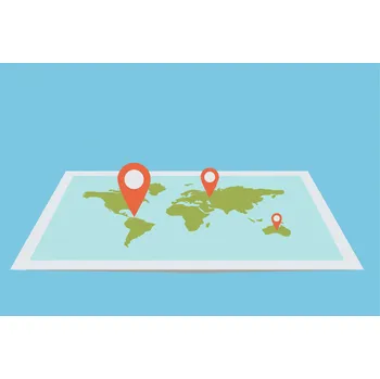 Malování podle čísel - Špendlík na mapě Velikost: 20x30cm, Rámování: Pouze srolované plátno