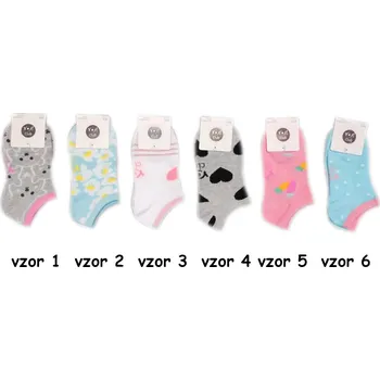 Dívčí ponožky Yoclub SKS-0008G, vel. 23-30 Barva: Vzor 5, Velikost: 27/30