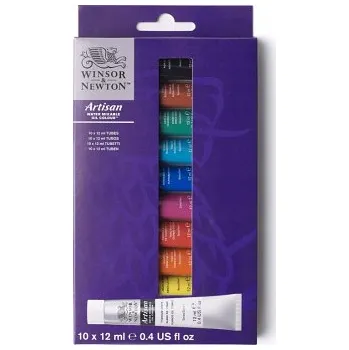 Olejová barva Sada vodou ředitelných olejových barev Artisan 10x12ml (Sada vodou ředitelných olejových barev Artisan 10x12ml)