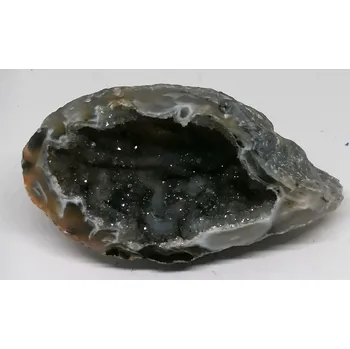 Přírodní kámen Achát peříčkový, geodka 31,5 g