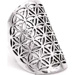 Milujeme Kameny Prsten květ života - stříbrný 5558