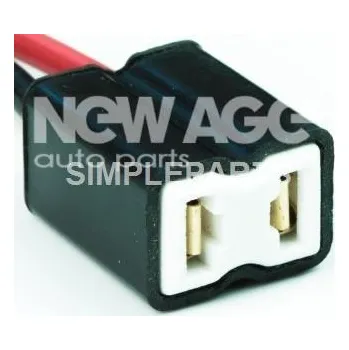 Auto elektroinstalace Keramická zástrčka žárovky H-7 na kabelovém svazku, Keramická zástrčka H7 ,, NEW AGE, NA276/2