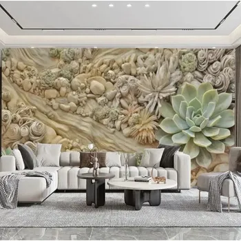 Fototapeta Solution Media 3D tapety - Zahradní dekorace MU4711 3 - 3D Relief - Vliesová tapeta - 320g/m2