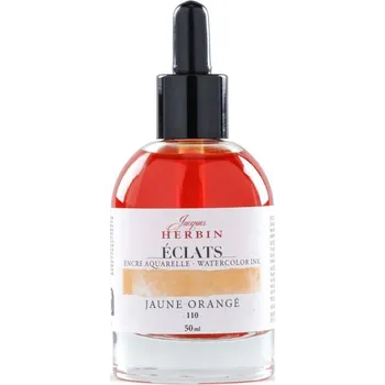 Herbin Jacques akvarelový inkoust (50ml) oranžovo žlutá