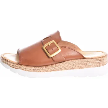 Dámská obuv DÁMSKÉ PANTOFLE NA KLÍNKU ŠVÉDSKÉ ZNAČKY TEN POINTS TP 60320 319 Velikost: 40, barva: 319 cognac