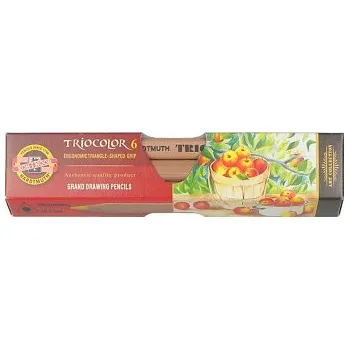 Pastelka Trojhranné pastelky Triocolor sada 6ks (Trojhranné pastelky Triocolor sada 6ks)