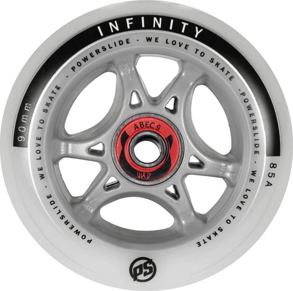 Roues Roller POWERSLIDE INFINITY II - Polyuréthane SHR 100mm 85A