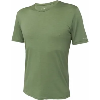 Pánské vlněné tričko, krátký rukáv KRAL 901 zelenošedá M