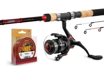 Rybářský prut Delphin RedFEED set 360 cm/100 g + 4T + 0,23 mm