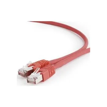 Počítač Gembird PP6A-LSZHCU-R-2M Patch, S/FTP; 6a; drát; Cu; LSZH, 2m, červený