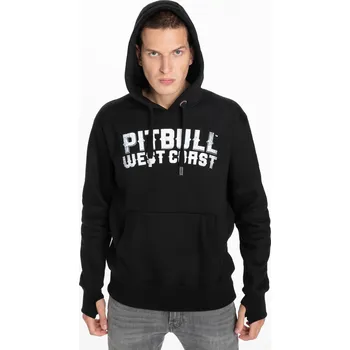 Pánská mikina PitBull West Coast - pánská KP mikina BLACK DOG černá M