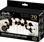 BA&C White/Gold a Black Balloon Garland…