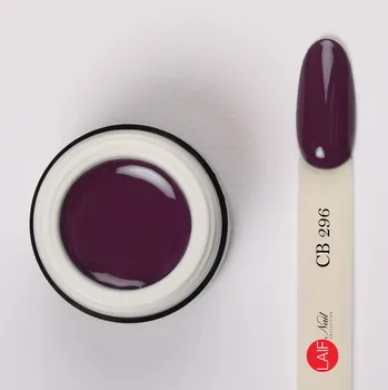 Umělé nehty Laif Barevný UV/LED gel vínový CB 296 Vega 6ml