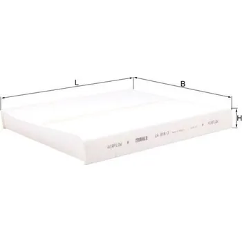 Ventilátor topení a klimatizace Filtr, vzduch v interiéru KNECHT LA 816/3