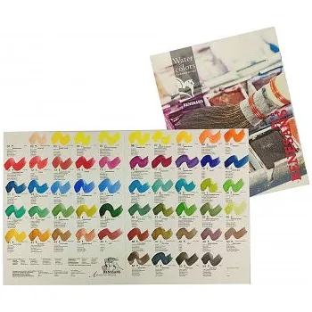 Vodová barva Vzorník akvarelových barev Renesans pánvičky (Vzorník akvarelových barev Renesans pánvičky)