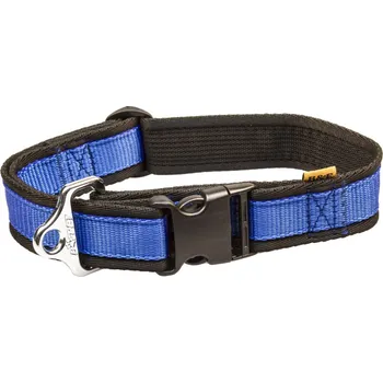 Obojek pro psa BAFPET Popruhové obojky JEDNOBAREVNÉ Barva: Modrá, Rozměr: 40mm x 43-74cm 18104J
