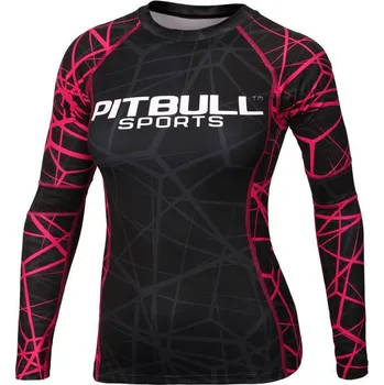 PitBull West Coast - dámský L.S. rashguard RAY růžový XL