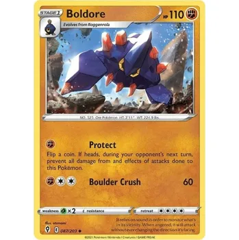 Sběratelská karetní hra Pokémon karta Boldore 087/203
