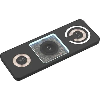 QI Bezdrátová průhledná nabíjecí stanice 3v1 20W