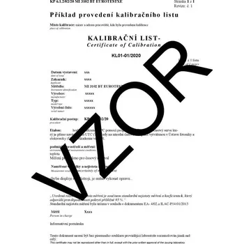 Revizní přístroj Kalibrace Metra Blansko PU 590 MEGMET 500 D