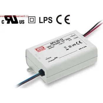 spínaný zdroj MEANWELL - APV-25-12 - napájecí zdroj 12V 25W