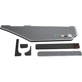 Polička dlouhá MB Actros MP4, široká kabina, LED, šedá koženka