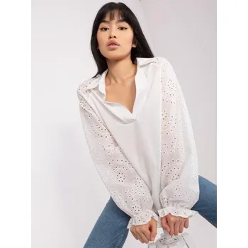 Dámská košile Dámská halenka s límečkem OMI ecru