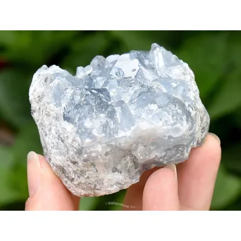 Přírodní kámen Celestýnová drúza z Madagaskaru 268g