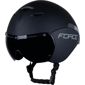 Cyklistická přilba přilba FORCE SPRINTER časovkářská, černá UNI