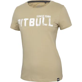 Dámská móda PitBull West Coast - dámské triko GRAFITTI pískové M