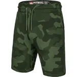 PitBull West Coast - pánské šortky DURANGO DILLARD olivově zelené S