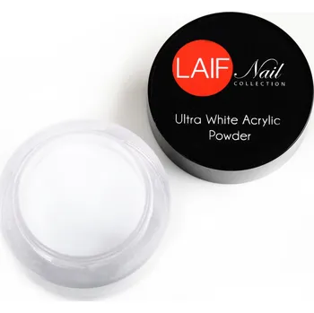 Umělé nehty Laif Akryl bílý - Cover Acrylic Powder Ultra White 10-60g 60g: 60g