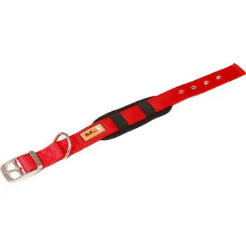 Obojek pro psa BAFPET Popruhové obojky, CLASSIK 30mm Barva: Červená, Rozměr: 30mm x 65cm /51-59/ 18124J