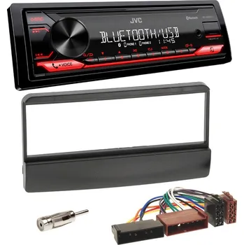 Autorádio Autorádio FORD Focus 1998-2004 JVC KD-X282BT Bluetooth s instalační sadou Černý rámeček
