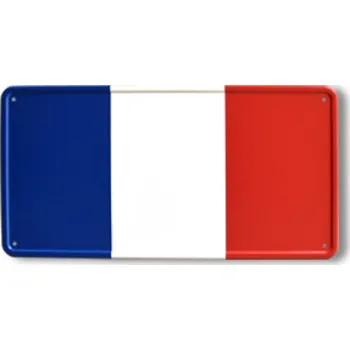 Plechová cedule Cedule plechová Promex vlajka Francie - barevná