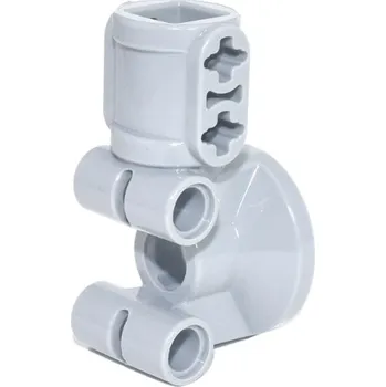 Hračka 69636 Light Bluish Gray Technic, Steering Wheel Hub Holder / Shock Absorber Head (Světle modrošedý držák náboje volantu / hlava tlumiče Technic)