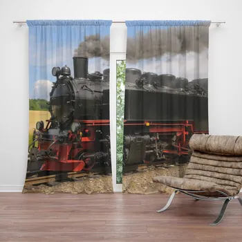 Závěs Sablio Závěs Lokomotiva 3: 2ks 140x250cm