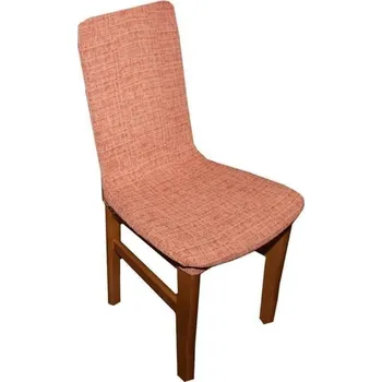 Podsedák DekorTextil Potah elastický na celou židli Andrea - cihlová