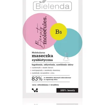 Pleťová maska Bielenda Beauty Molecules zklidňující maska 8 g
