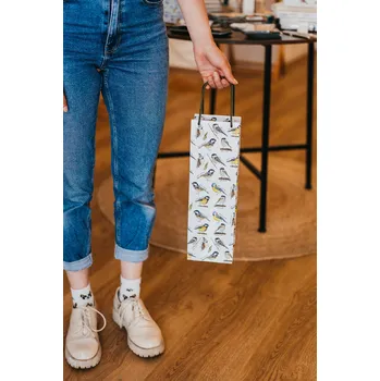 Dárková taška ePiPí Dárková taška na víno - Sýkorky