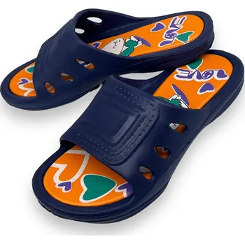 Pánská obuv Pakic Dívčí modré pantofle 03 Barva: Modrá, Velikost: 33