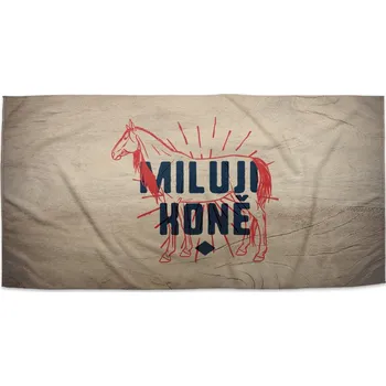 Sablio Ručník Miluji koně - 30x50 cm