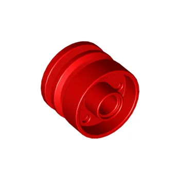 Dětské zboží 55981 Red Wheel 18mm D. x 14mm with Pin Hole (Červené kolečko 18 mm D. x 14 mm s otvorem pro kolík)