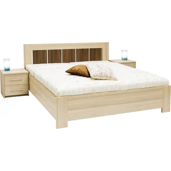 Ložnice Nábytek Mikulík Manželská postel AURA s lamelovými rošty ROZMĚR: 180 x 200 cm